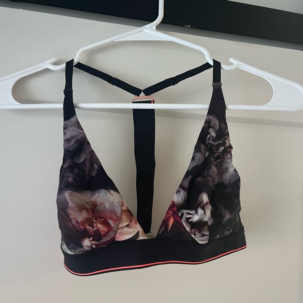 Stance Dark Floral Bralette